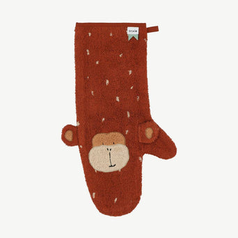 Trixie - Tierdesign Waschhandschuh aus Bio-Baumwolle - Mrs. Rabbit in Rosa - 5400858118332 - littlehipstar.com