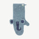 Trixie - Tierdesign Waschhandschuh aus Bio-Baumwolle - Mrs. Elephant in Blau - 5400858118837 - littlehipstar.com