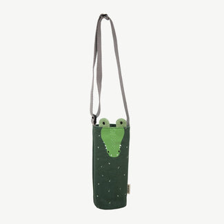Trixie - Tierdesign Wasserabweisende Flaschentasche aus Baumwolle - Mr. Penguin in Dunkelblau - 5400858082077 - littlehipstar.com