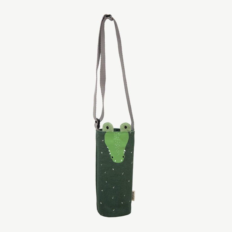 Trixie - Tierdesign Wasserabweisende Flaschentasche aus Baumwolle - Mr. Penguin in Dunkelblau - 5400858082077 - littlehipstar.com