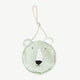 Trixie - Tierdesign Wasserabweisende Umhängetasche aus Baumwolle - Mr. Polar Bear in Grün - 5400858742025 - littlehipstar.com