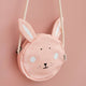 Trixie - Tierdesign Wasserabweisende Umhängetasche aus Baumwolle - Mrs. Rabbit in Rosa - 5400858742179 - littlehipstar.com