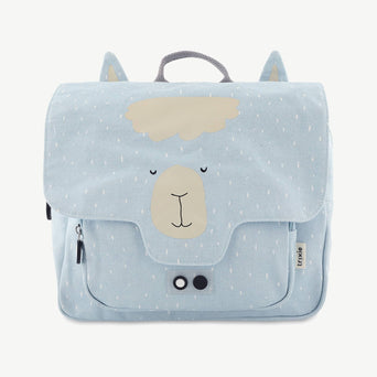 Trixie - Tierdesign Wasserabweisende Vorschultasche aus Bio-Baumwolle - Mrs. Hedgehog in Grau - 5420047912114 - littlehipstar.com