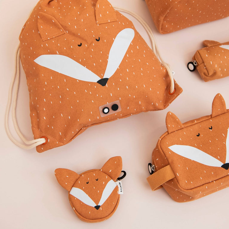 Trixie - Tierdesign Wasserabweisender Geldbeutel aus Baumwolle - Mr. Fox in Orange - 5400858782106 - littlehipstar.com