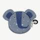 Trixie - Tierdesign Wasserabweisender Geldbeutel aus Baumwolle - Mrs. Elephant in Blau - 5400858782144 - littlehipstar.com