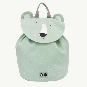Trixie - Tierdesign Wasserabweisender Mini-Rucksack aus Bio-Baumwolle - Mr. Dino in Grün - 5400858862013 - littlehipstar.com