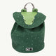 Trixie - Tierdesign Wasserabweisender Mini-Rucksack aus Bio-Baumwolle - Mr. Crocodile in Grün - 5400858862150 - littlehipstar.com