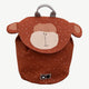 Trixie - Tierdesign Wasserabweisender Mini-Rucksack aus Bio-Baumwolle - Mr. Monkey in Braun - 5400858862198 - littlehipstar.com
