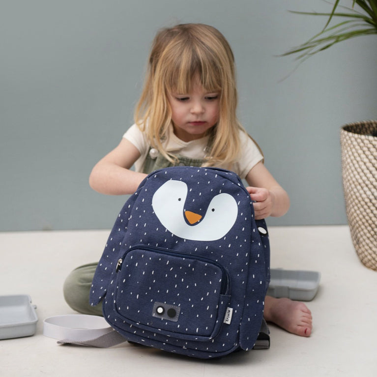Trixie - Tierdesign Wasserabweisender Rucksack aus Bio-Baumwolle - Klein - Mrs. Cat - 5400858932228 - littlehipstar.com