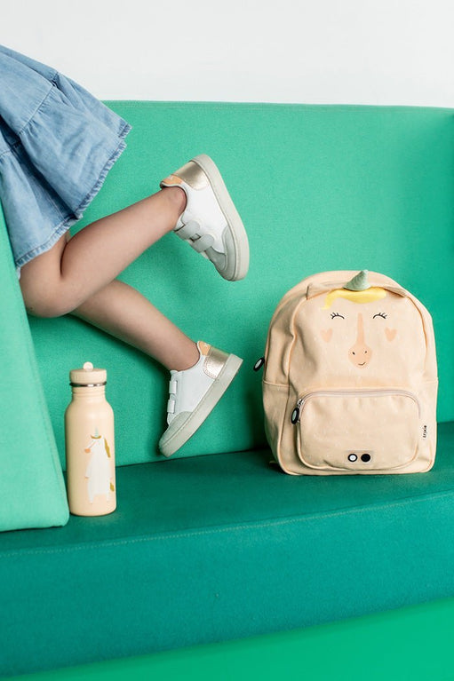 Trixie - Tierdesign Wasserabweisender Rucksack aus Bio-Baumwolle - Klein - Mrs. Unicorn - 5400858932242 - littlehipstar.com
