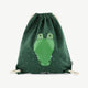 Trixie - Tierdesign Wasserabweisender Turnbeutel aus Baumwolle - Mr. Crocodile in Grün - 5400858192158 - littlehipstar.com