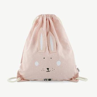 Trixie - Tierdesign Wasserabweisender Turnbeutel aus Baumwolle - Mr. Polar Bear in Grün - 5400858192028 - littlehipstar.com