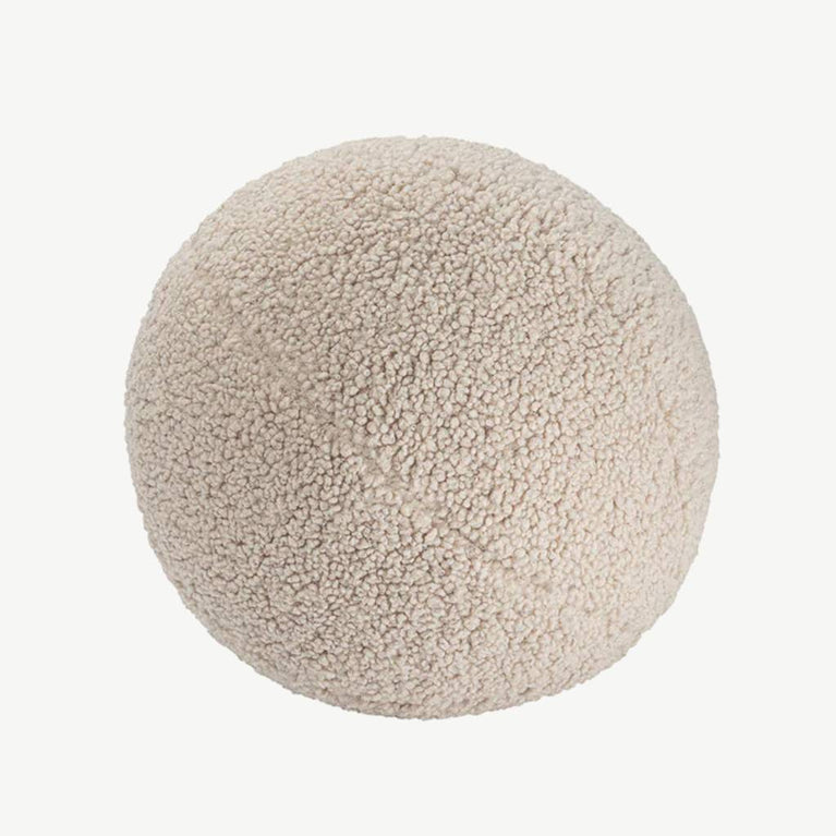 Wigiwama - Ball Kissen aus Plüsch - Cream White - 4751030597782 - littlehipstar.com
