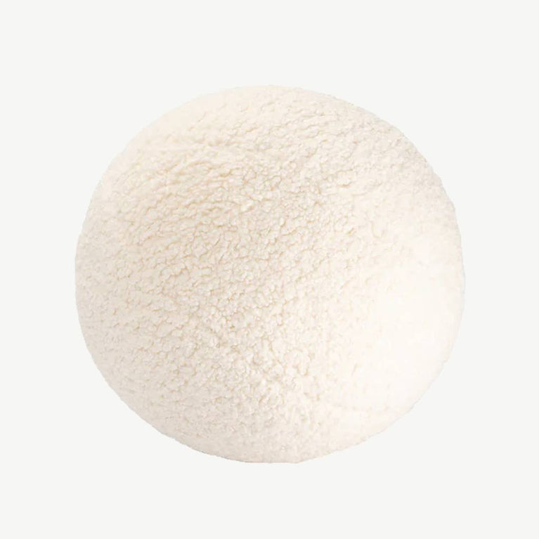 Wigiwama - Ball Kissen aus Plüsch - Cream White - 4751030597782 - littlehipstar.com