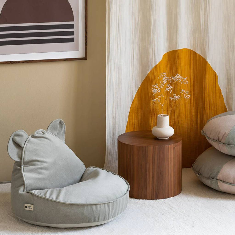 Wigiwama - Bear Sitzsack aus recyceltem Samt - Salted Caramel - 4751030597379 - littlehipstar.com