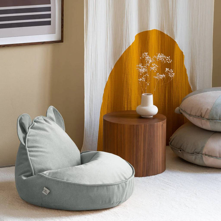 Wigiwama - Bear Sitzsack aus recyceltem Samt - Salted Caramel - 4751030597379 - littlehipstar.com