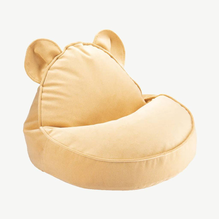 Wigiwama - Bear Sitzsack aus recyceltem Samt - Salted Caramel - 4751030597379 - littlehipstar.com