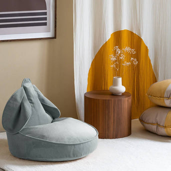 Bunny Sitzsack aus recyceltem Samt