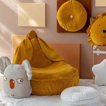 Bunny Sitzsack aus recyceltem Samt