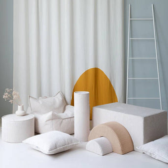 Wigiwama - Kissen aus recyceltem Cord in Marshmallow Marshmallow - 4751030597171 - littlehipstar.com