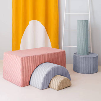 Wigiwama - Kissen aus recyceltem Cord in Marshmallow Marshmallow - 4751030597171 - littlehipstar.com