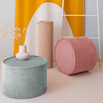 Wigiwama - Kissen aus recyceltem Cord in Marshmallow Marshmallow - 4751030597171 - littlehipstar.com