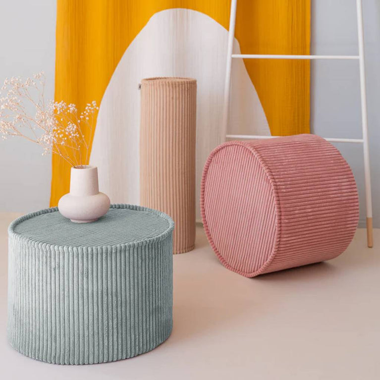 Wigiwama - Kissen aus recyceltem Cord in Marshmallow Marshmallow - 4751030597171 - littlehipstar.com
