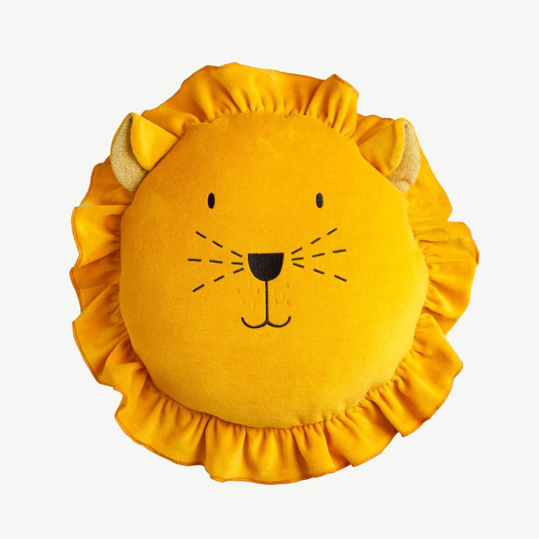 Wigiwama - Löwe Kuscheltier Kissen aus Samt - 4751030592428 - littlehipstar.com