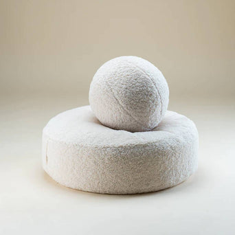Wigiwama - Ottoman Sitzkissen aus Plüsch - Biscuit - 4751030597706 - littlehipstar.com