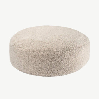 Wigiwama - Ottoman Sitzkissen aus Plüsch - Biscuit - 4751030597706 - littlehipstar.com