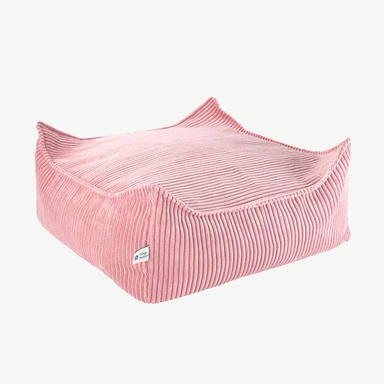 Wigiwama - Ottoman Sitzkissen aus recyceltem Cord - Pink Mousse - 4751030596631 - littlehipstar.com