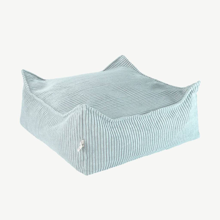 Wigiwama - Ottoman Sitzkissen aus recyceltem Cord - Peppermint Green - 4751030596648 - littlehipstar.com
