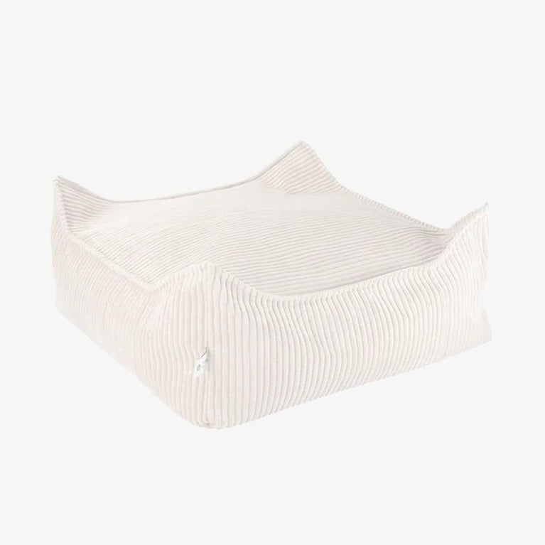 Wigiwama - Ottoman Sitzkissen aus recyceltem Cord - Marshmallow - 4751030597157 - littlehipstar.com