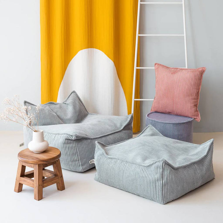 Wigiwama - Sitzsack Sessel aus recyceltem Cord - Pink Mousse - 4751030596303 - littlehipstar.com