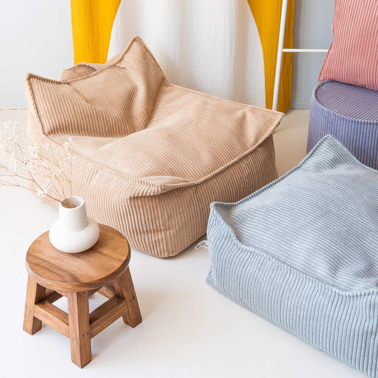 Wigiwama - Sitzsack Sessel aus recyceltem Cord - Pink Mousse - 4751030596303 - littlehipstar.com