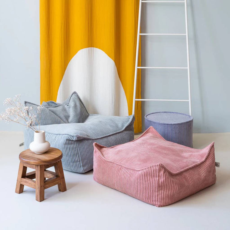 Wigiwama - Sitzsack Sessel aus recyceltem Cord - Pink Mousse - 4751030596303 - littlehipstar.com