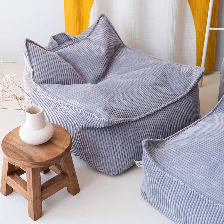 Wigiwama - Sitzsack Sessel aus recyceltem Cord - Pink Mousse - 4751030596303 - littlehipstar.com