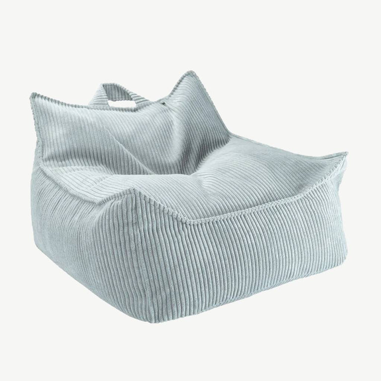 Wigiwama - Sitzsack Sessel aus recyceltem Cord - Peppermint Green - 4751030596310 - littlehipstar.com