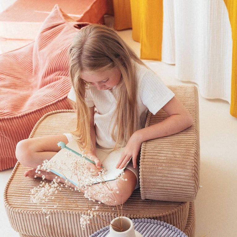 Wigiwama - Sitzsack Sessel aus recyceltem Cord - Brown Sugar - 4751030596327 - littlehipstar.com