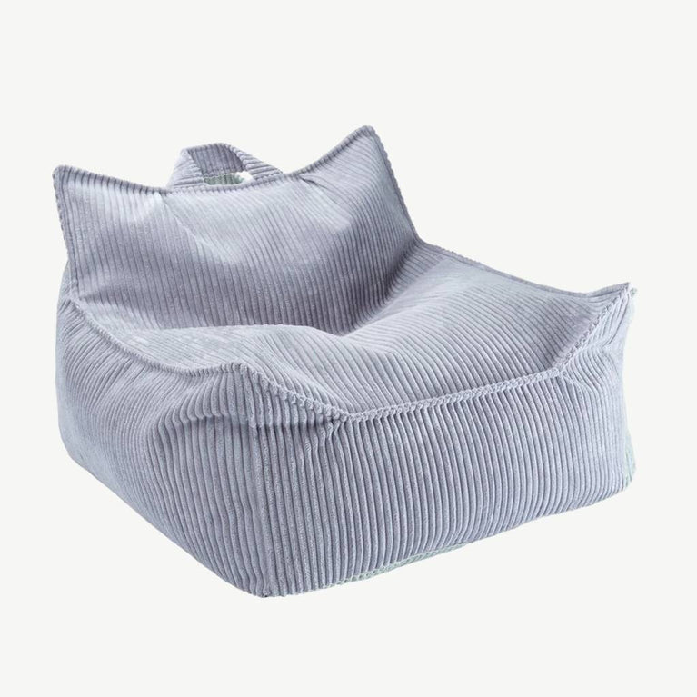 Wigiwama - Sitzsack Sessel aus recyceltem Cord - Blueberry Blue - 4751030596334 - littlehipstar.com