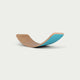 Wobbel - Original Balance Board Transparent Lackiert mit Wollfilz - Aqua - 7434009361344 - littlehipstar.com