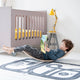 Wobbel - Original Balance Board Transparent Lackiert mit Wollfilz - Schwarz - 7435115516505 - littlehipstar.com
