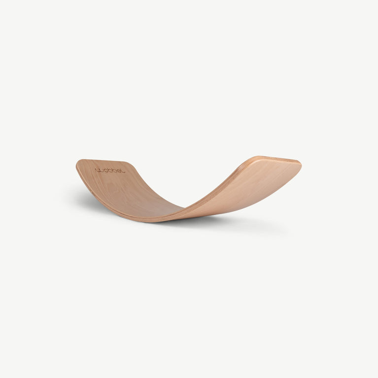 Wobbel - Original Balance Board Transparent Lackiert ohne Filz - 7434009354315 - littlehipstar.com